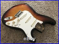 Vintage 1996 Fender American Standard Stratocaster BODY Strat USA Sunburst