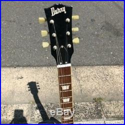 Vintage Burny Lemon Drop Les Paul Type Electric Guitar With Soft Case