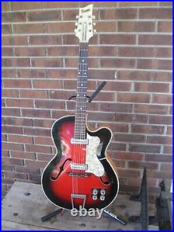 Vintage Fasan Electric Hollow Body Made in Germany 1962 Vintage Fasan Electric Hollow Body Made in Germany 1962