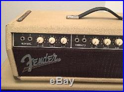 Vintage Fender Bandmaster Amp blonde Brownface 1961