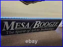 Vintage MESA BOOGIE Dealer Sign SOLID WOOD HUGE