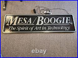 Vintage MESA BOOGIE Dealer Sign SOLID WOOD HUGE