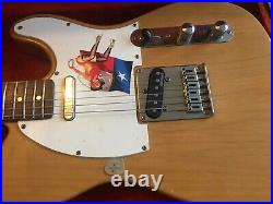 Vintage Very Old Electric Guitar With Original Case Fender