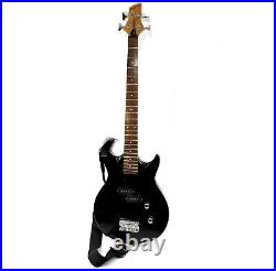 Vintage Wildfire Drive Electric Bass Guitar Black Right Handed 4 String