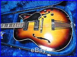 Vintage Yamaha AE-11 ae11 Hollow Body Electric Guitar withcase Japan 11-6