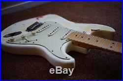 WARMOTH FENDER STRATOCASTER AGED RELIC'D ROAD WORN WithTEX MEX FIXED WAH MOD