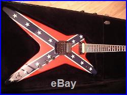Washburn USA Dimebag Darrell Dime 3 Confederate Autographed Guitar