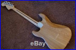 Warmoth Stratocaster 70s Hardtail Black 6 Way Varitone Series Wiring Thin Skin