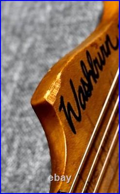 Washburn N4 USA Maple Top Nuno Bettencourt Signed 1997 Limited Electric Guitar