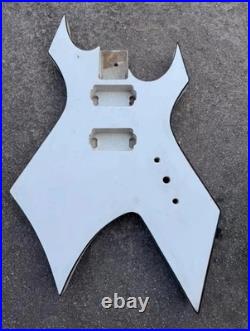 White Basswood Guitar DIY Project Fit Warlock