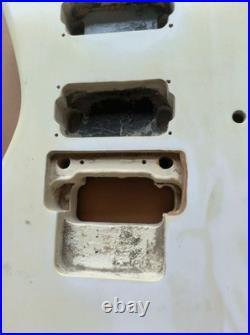 White JS Style Guitar Basswood Body DIY Project