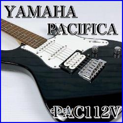 Yamaha Electric Guitar Pacifica PAC112V Black Beautiful Condition with Gig Bag