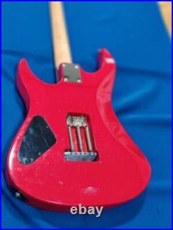 Yamaha VCX 212D Electric Guitar Red Used Shipping From Japan