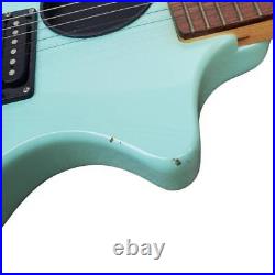 Zo-3 Light Blue Mini Guitar With Built-In Amplifier Zo-San